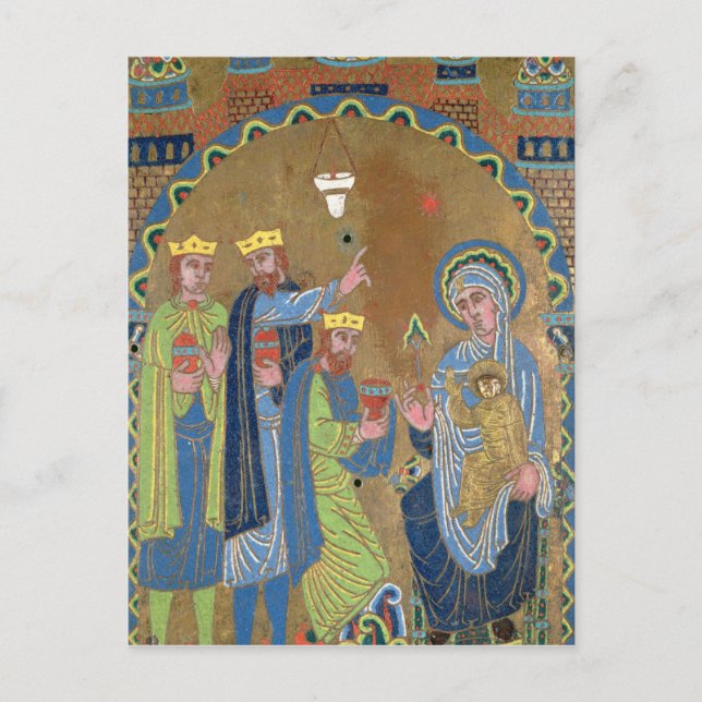 The Adoration of the Magi, c.1189 Postkarte (Vorderseite)