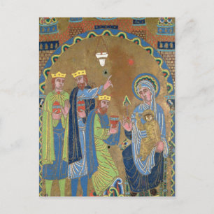 The Adoration of the Magi, c.1189 Postkarte