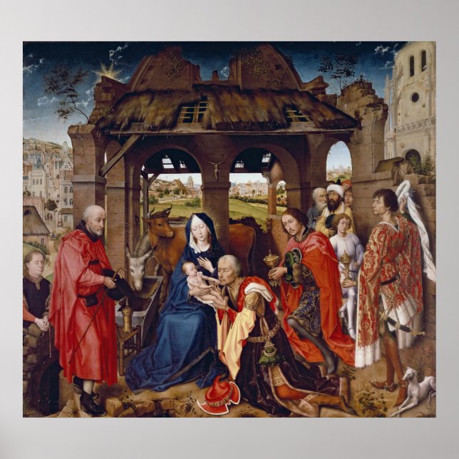 The Adoration of the Magi, c.1455 Poster (Vorne)