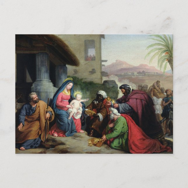 The Adoration of the Magi, c.1833-36 Postkarte (Vorderseite)