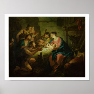 The Adoration of the Shepherds, 1725 Poster