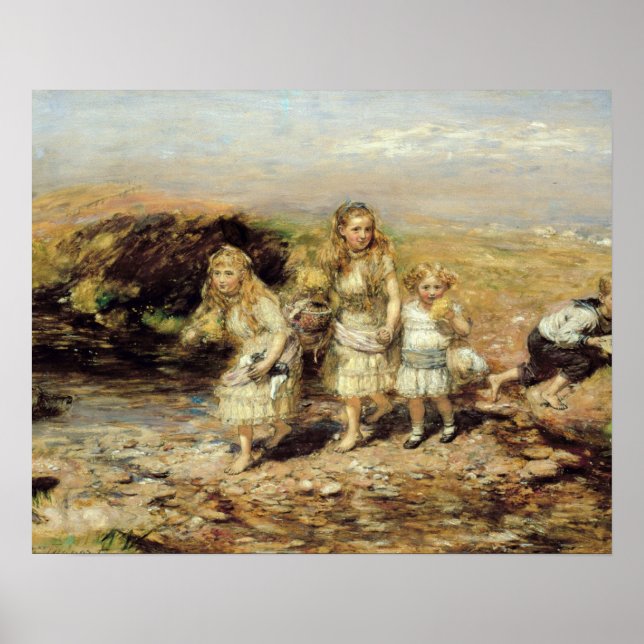 The Adventure, 1883 (Öl auf Leinwand) Poster (Vorne)