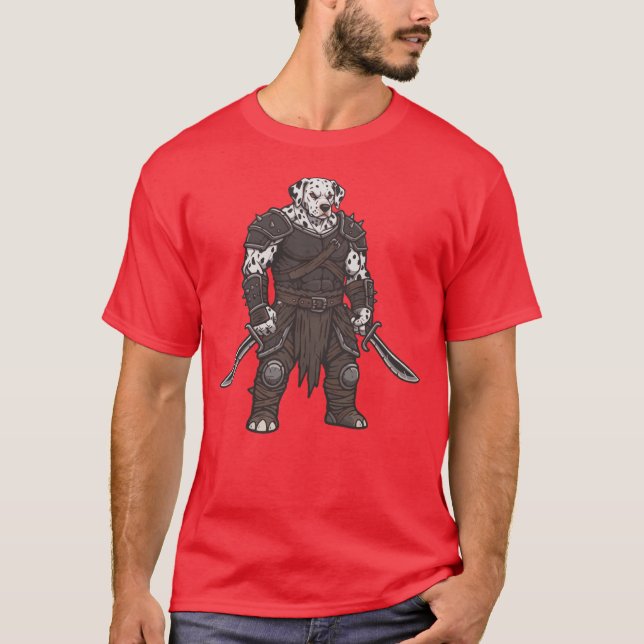 The adventure of the Dalmatian gladiator dog   T-Shirt (Vorderseite)