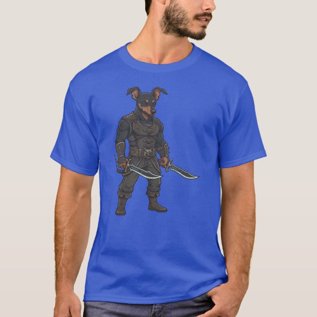 The adventure of the English Toy Terrier gladiator T-Shirt (Vorderseite)