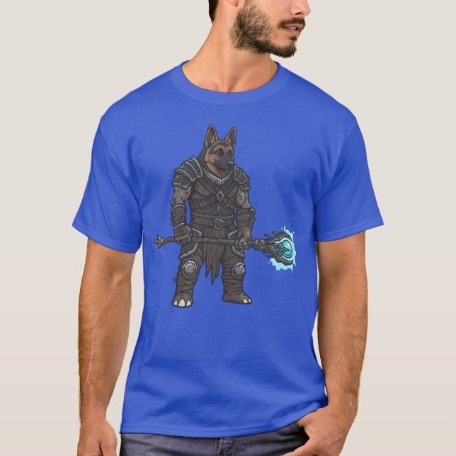 The adventure of the German Shepherd gladiator dog T-Shirt (Vorderseite)