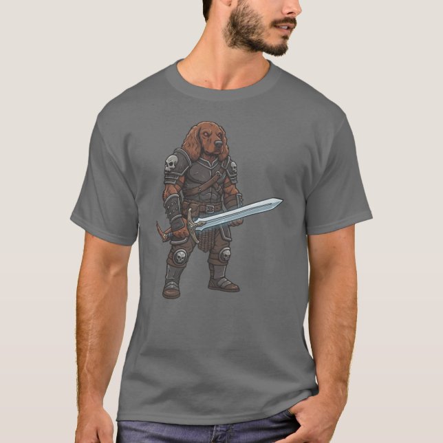 The adventure of the Irish Water Spaniel gladiator T-Shirt (Vorderseite)