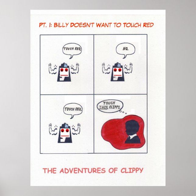 The Adventures of Clippy, Pt. 1 Poster (Vorne)