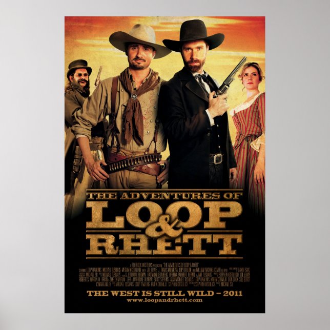 "The Adventures of Loop & Rhett" Ein Blatt Poster (Vorne)