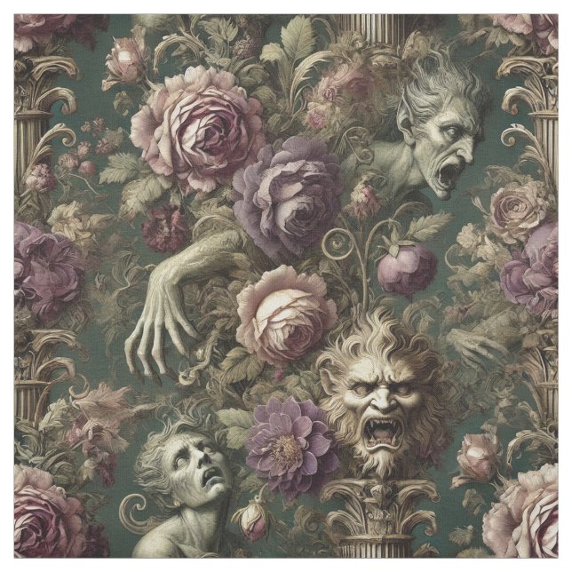 The After Hours Reliquary - Gothic Statement Tile Stoff (Muster)