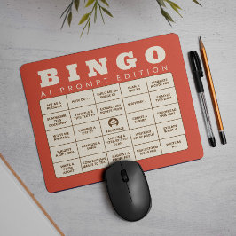 The AI Bingo - Prompt edition - Machen Sie sich se Mousepad
