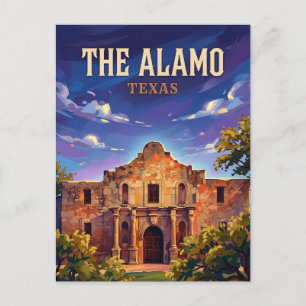 The Alamo Texas Postkarte