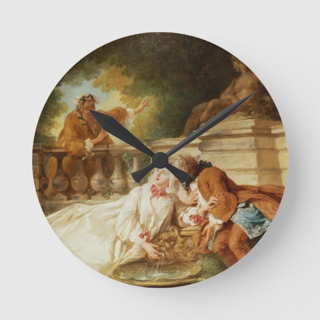 The Alarm 1723 Runde Wanduhr (Vorderseite)