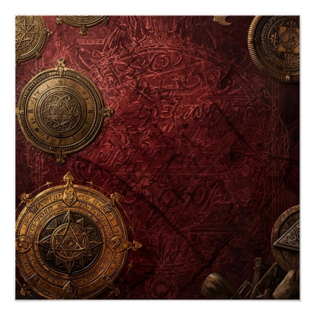 The Alchemist’s Chartroom Poster (Vorderseite)