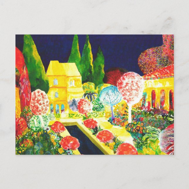 The Alhambra by Night. Postkarte (Vorderseite)