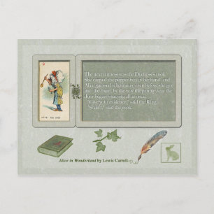 The Alice Collection: Der Koch der Duchess Postkarte