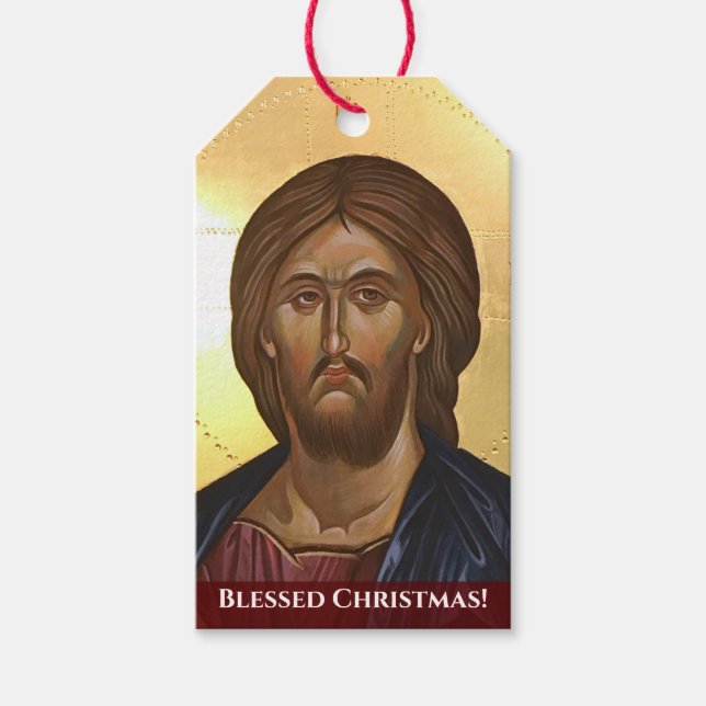 The All-Ruling Christ - Eastern Orthodox Icon  Geschenkanhänger (Vorderseite)