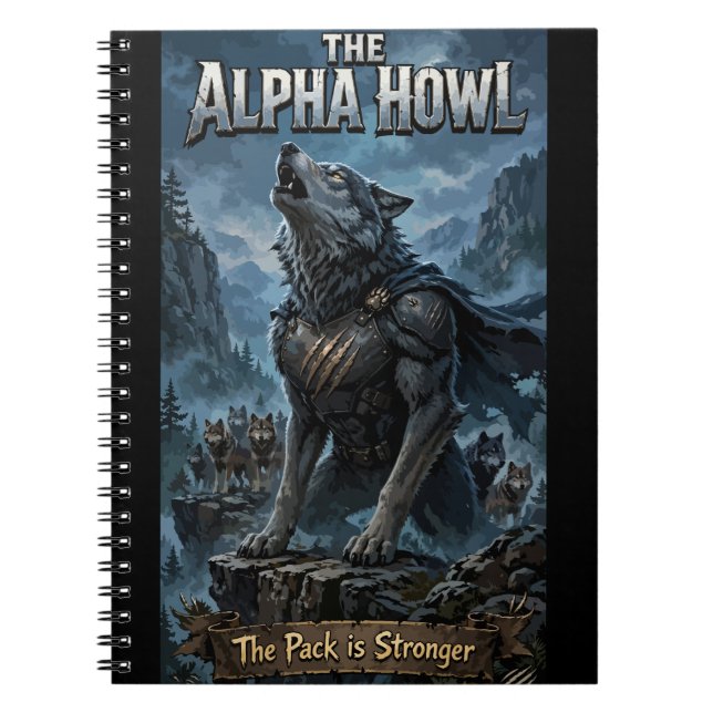 The Alpha Howl Notizblock (Vorderseite)