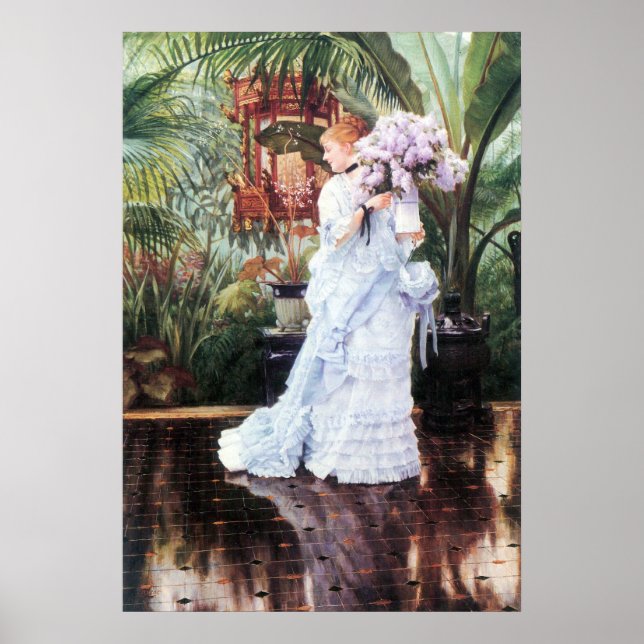 The Ältere Strauß von James Tissot Poster (Vorne)