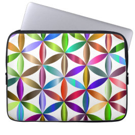 The Amazing Flower of Life on an Electronics Bag Laptopschutzhülle