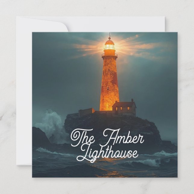 The Amber Lighthouse Card (Vorderseite)