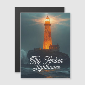 The Amber Lighthouse Planer Magnetkarte