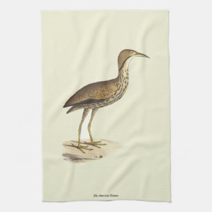 The American Bittern (Botaurus lentiginosus) Bird Geschirrtuch