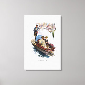 The American Girl in Italy von Harrison Fisher Leinwanddruck