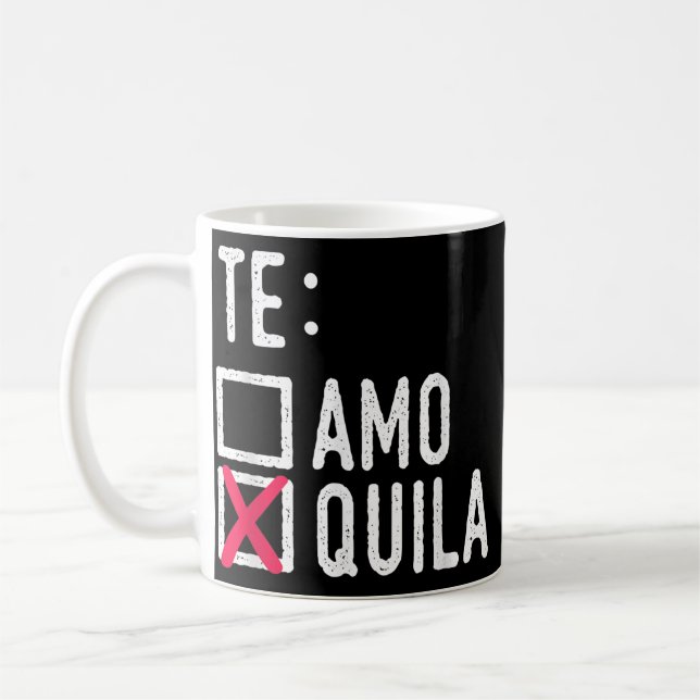 The Amo Quila Tequila Liquor Shot Alcohol Party Kaffeetasse (Links)