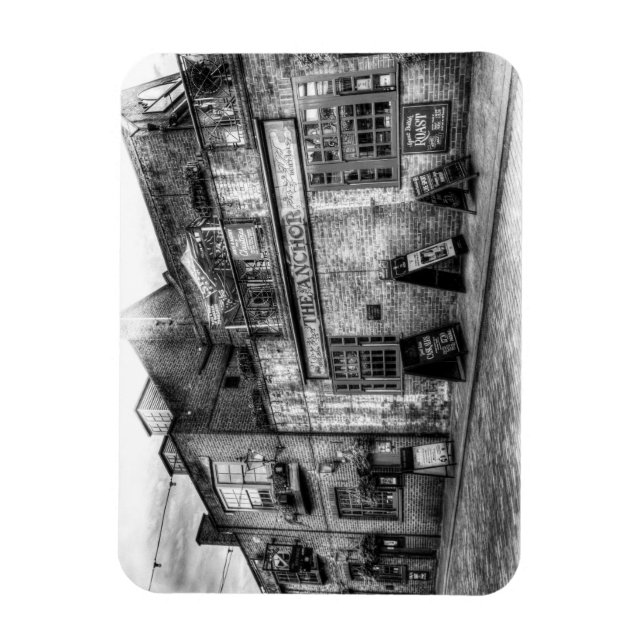 The Anchor Pub London Art Magnet (Vertikal)
