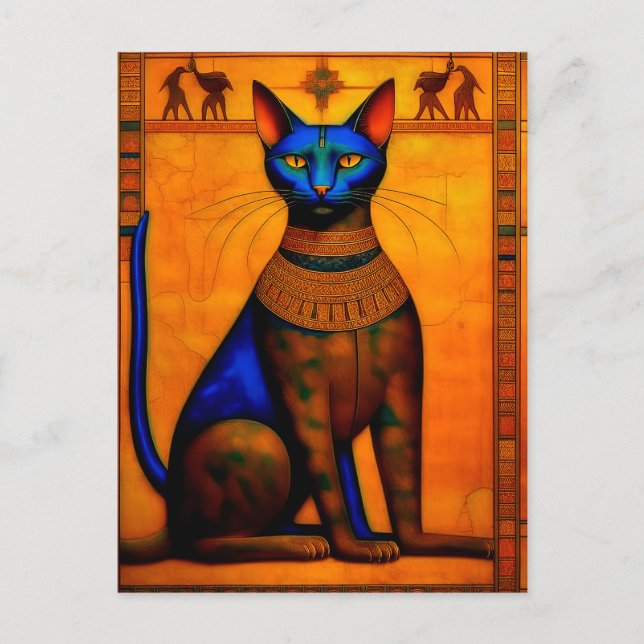 The Ancient Egyptian Cat Bastet Postkarte (Vorderseite)