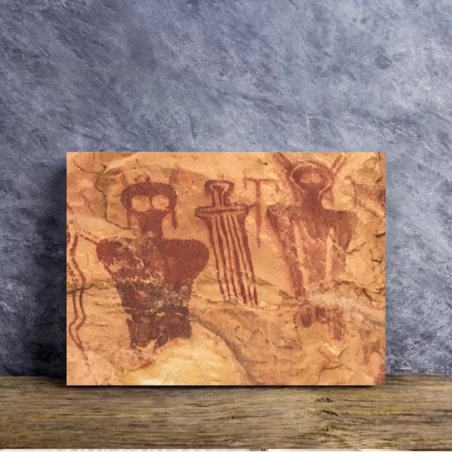 "The Ancients", Sego Canyon Utah Pictograph Leinwanddruck (Von Creator hochgeladen)