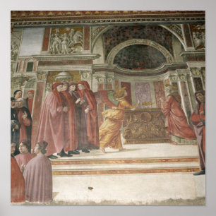 The Angel appearing to St. Zacharias in the Poster