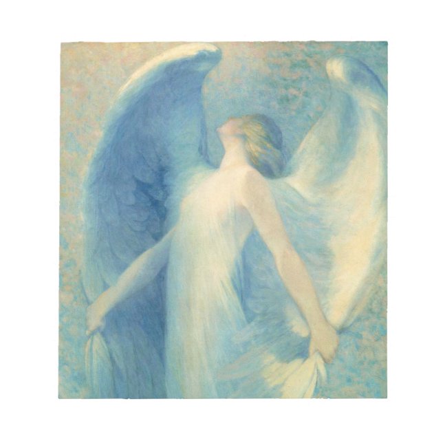 The Angel by William Baxter Closson Notizblock (Vorderseite)
