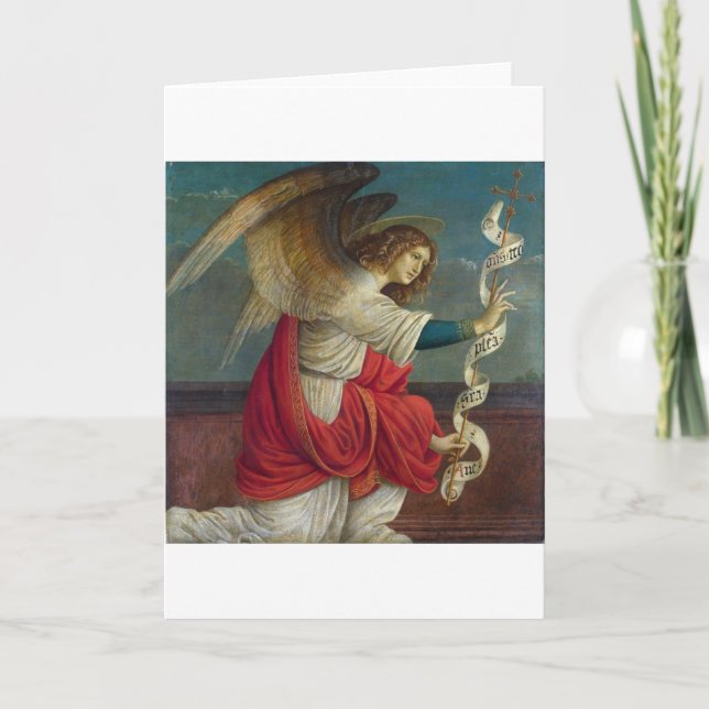 The Angel Gabriel - Gaudenzio Ferrari Feiertagskarte (Vorderseite)