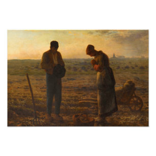 The Angelus, 1857-1859 von Jean-Francois Millet Fotodruck