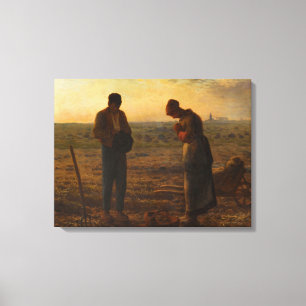 The Angelus, 1857-1859 von Jean-Francois Millet Leinwanddruck