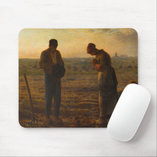 The Angelus, 1857-1859 von Jean-Francois Millet Mousepad