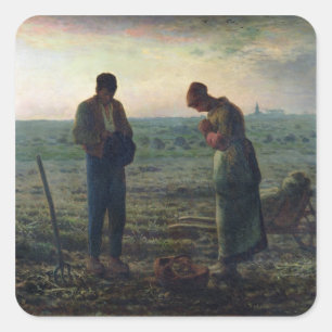 The Angelus, 1857-59 Quadratischer Aufkleber