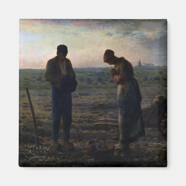 The Angelus, Jean-Francois Millet, 1857-1859 Magnet (Vorne)
