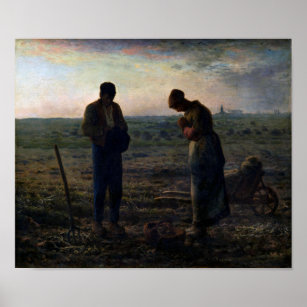 The Angelus, Jean-Francois Millet, 1857-1859 Poster