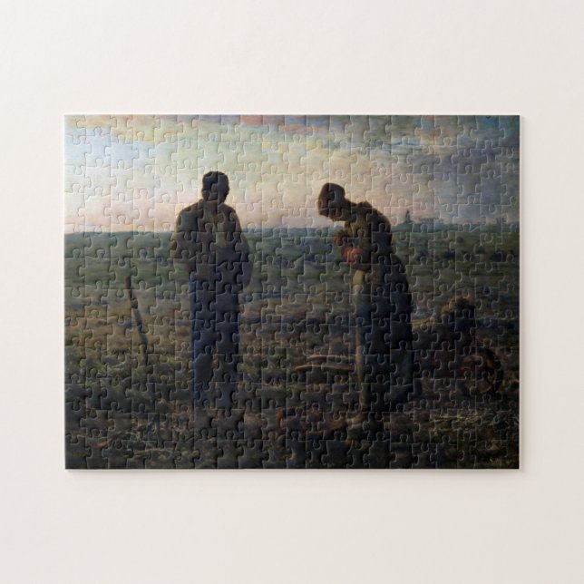 The Angelus, Jean-Francois Millet, 1857-1859 Puzzle (Horizontal)