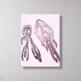 The Angled Veil Abstract Texture Art Leinwanddruck