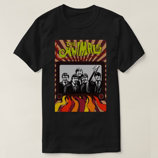 The Animals band, Eric Burdon Classic T - Shirt (Design vorne)