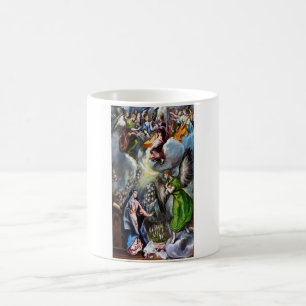The Annunciation, El Greco, 1597-1600 Kaffeetasse