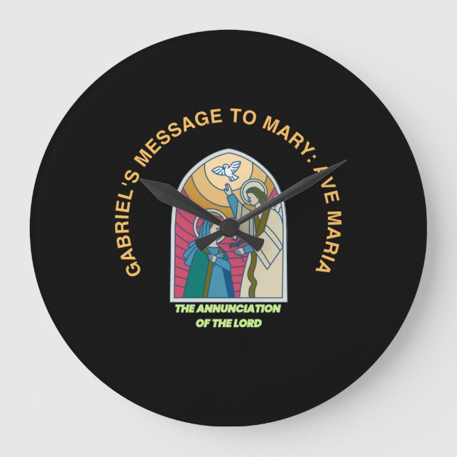 The Annunciation of the Lord Große Wanduhr (Vorderseite)