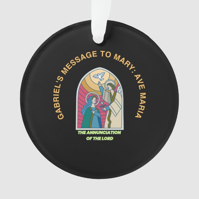The Annunciation of the Lord Ornament (Vorderseite)