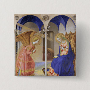 The Annunitation by Fra Angelico Button