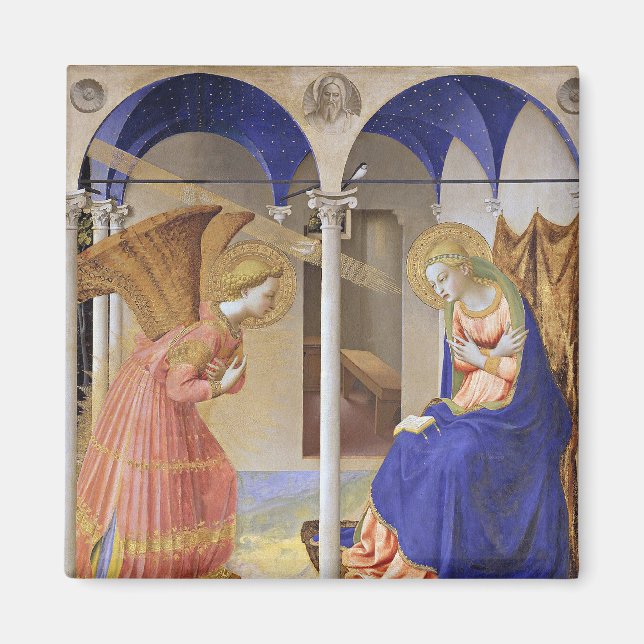 The Annunitation by Fra Angelico Magnet (Vorne)