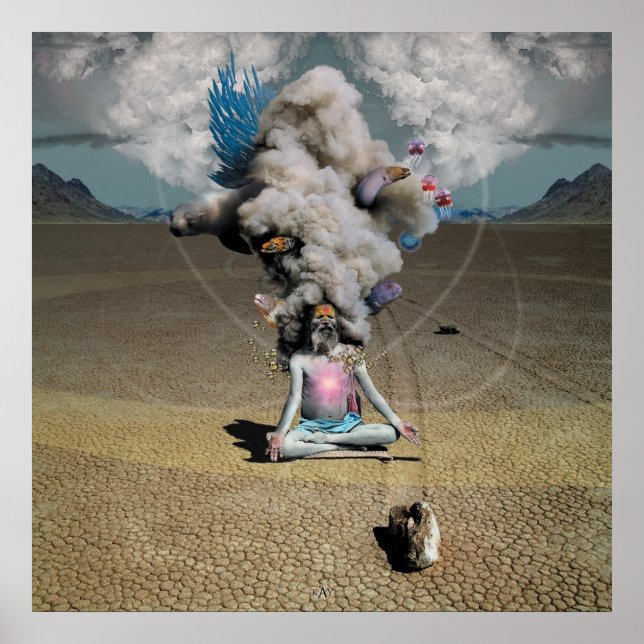 The Apocalypse Inside Of An Orange Poster (Vorne)