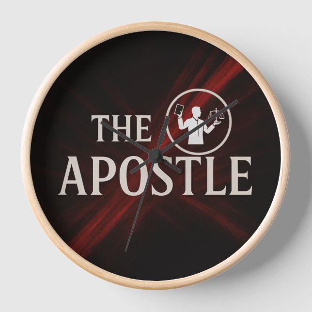The Apostle - Wall Clock (Göttliche Zeitausgabe) Uhr (Vorderseite)